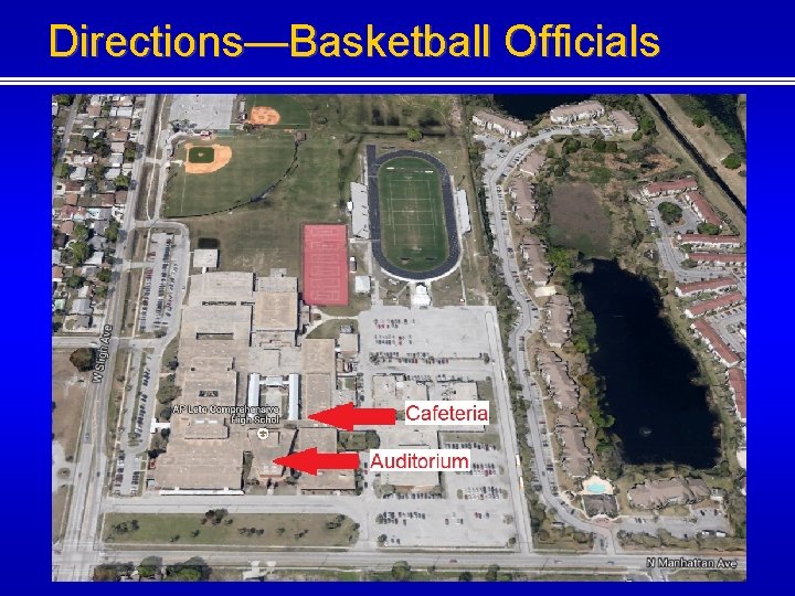 Directions—Basketball Officials 