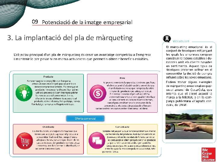 09 Potenciació de la imatge empresarial 3. La implantació del pla de màrqueting 7