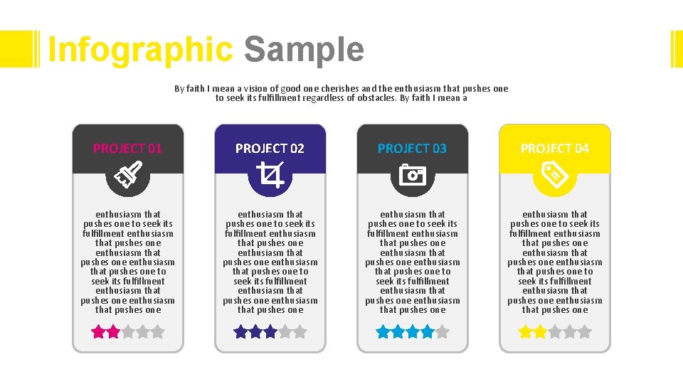 Infographic Sample By faith I mean a vision of good one cherishes and the