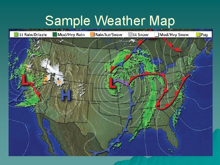 Sample Weather Map 