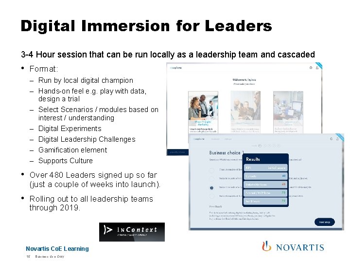Digital Immersion for Leaders 3 -4 Hour session that can be run locally as
