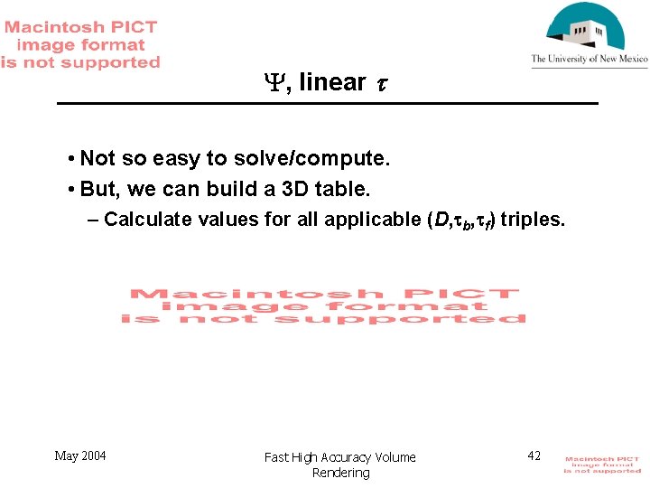  , linear • Not so easy to solve/compute. • But, we can build