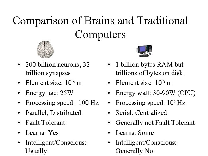 Introduction to Neural Networks CS 405 What are