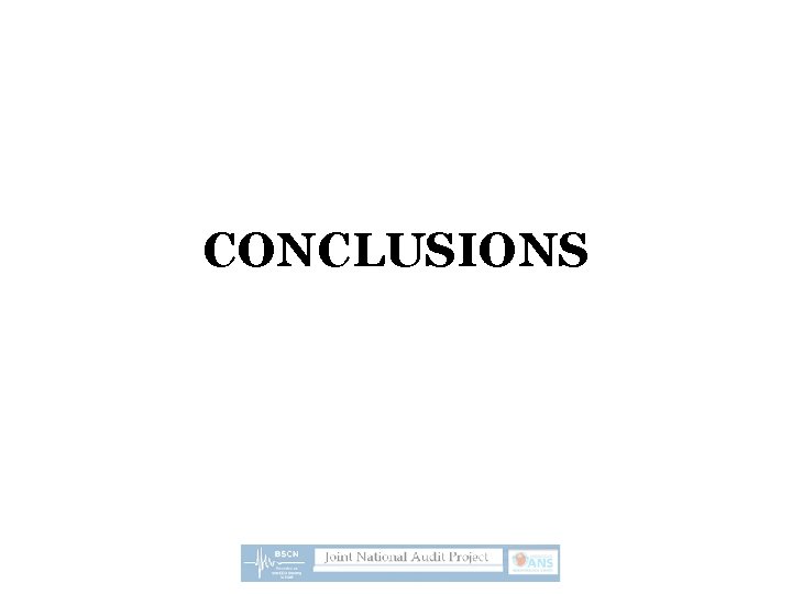 CONCLUSIONS 