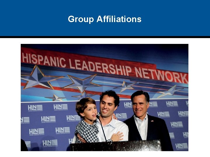Group Affiliations 
