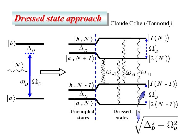 Dressed state approach Claude Cohen-Tannoudji D D 