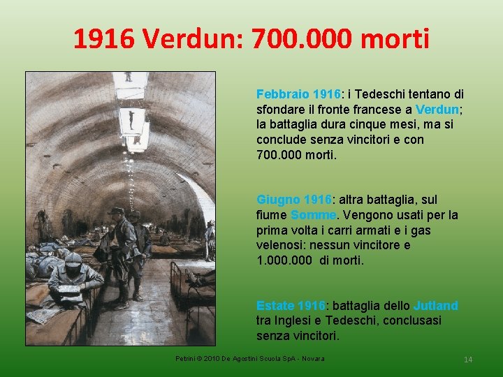 1916 Verdun: 700. 000 morti Febbraio 1916: i Tedeschi tentano di sfondare il fronte