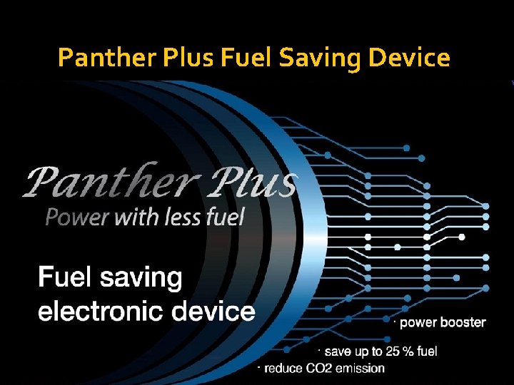 Panther Plus Fuel Saving Device 