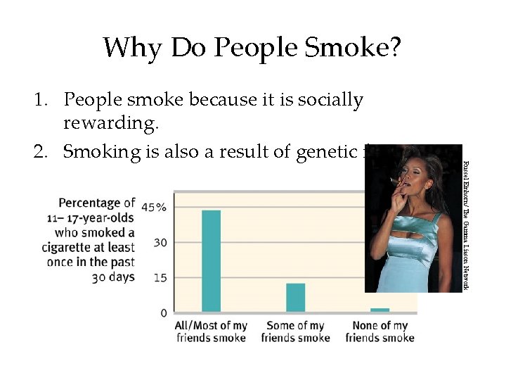 Why Do People Smoke? Russel Einhorn/ The Gamma Liason Network 1. People smoke because