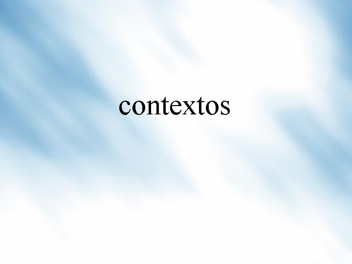 contextos 