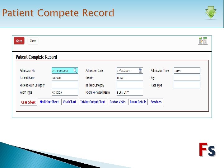 Patient Compete Record Fs 