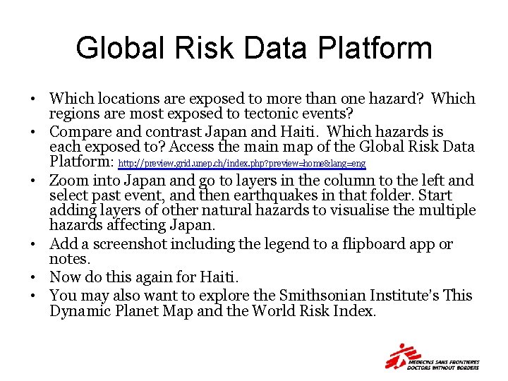 Global Risk Data Platform • Which locations are exposed to more than one hazard?