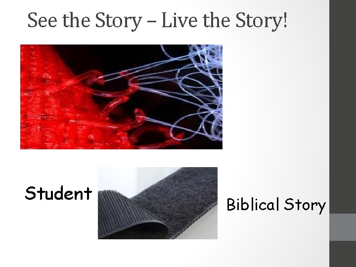 See the Story – Live the Story! Student Biblical Story 