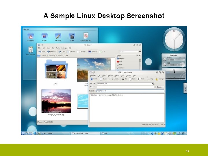 A Sample Linux Desktop Screenshot 14 