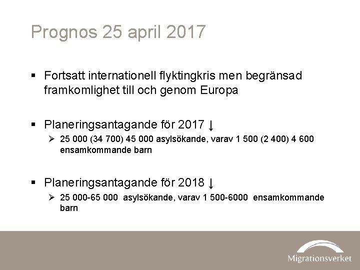 Liding 22 maj 2017 Migrationsverkets uppdrag Ska skydd