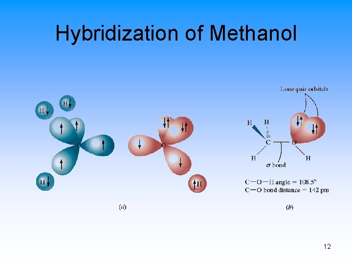 Hybridization of Methanol 12 