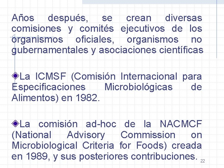 Años después, se crean diversas comisiones y comités ejecutivos de los organismos oficiales, organismos