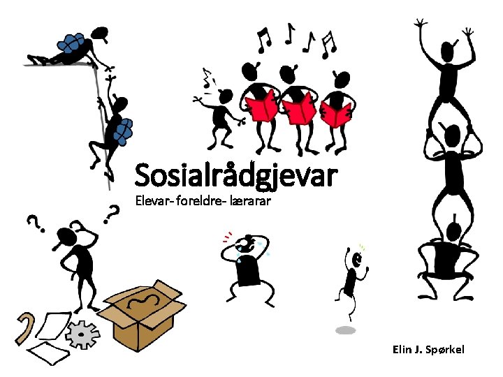 Sosialrådgjevar Elevar- foreldre- lærarar Elin J. Spørkel Sosialrådgjevar Elevar- foreldre- lærarar Elin J. Spørkel