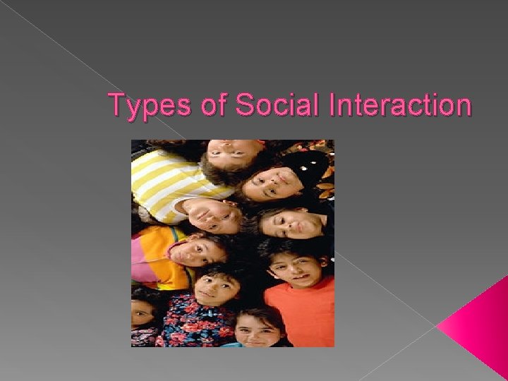 Types of Social Interaction 