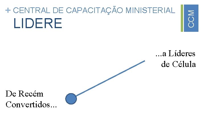 LIDERE CCM + CENTRAL DE CAPACITAÇÃO MINISTERIAL . . . a Líderes de Célula