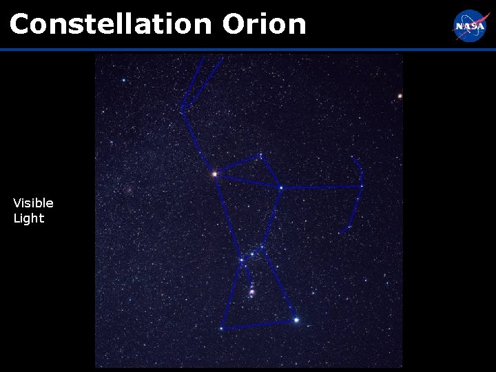 Constellation Orion Visible Light 