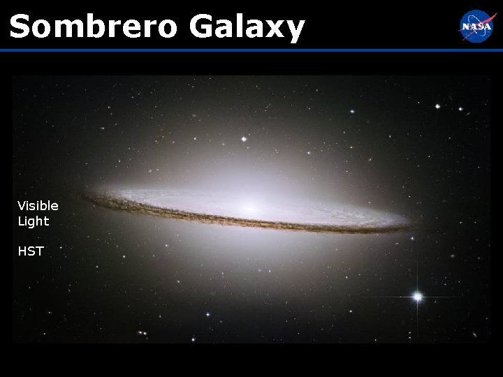 Sombrero Galaxy Visible Light HST 
