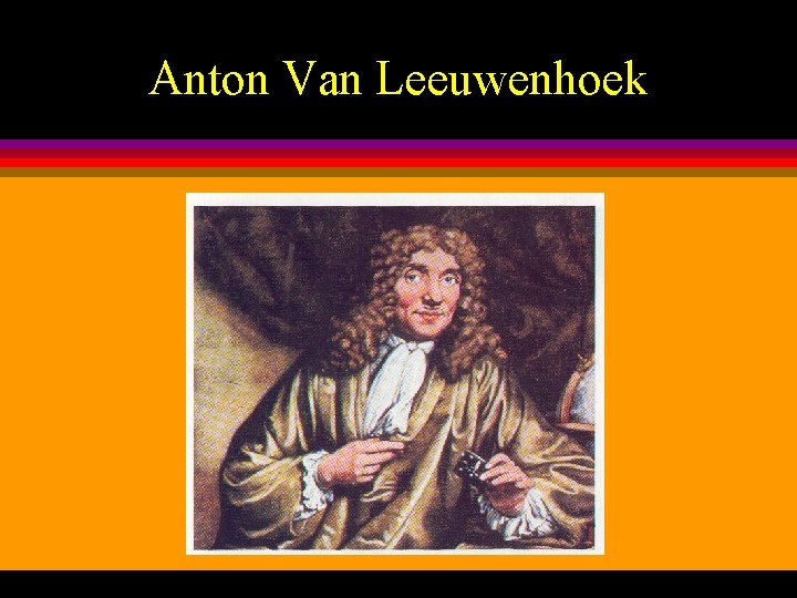 Anton Van Leeuwenhoek 