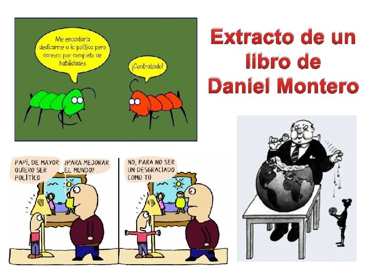 Extracto de un libro de Daniel Montero 