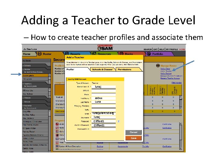 Adding a Teacher to Grade Level – How to create teacher profiles and associate