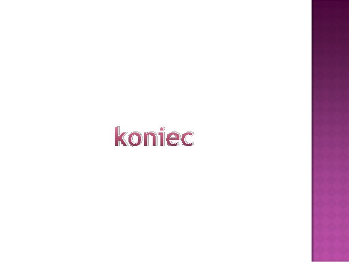 koniec 