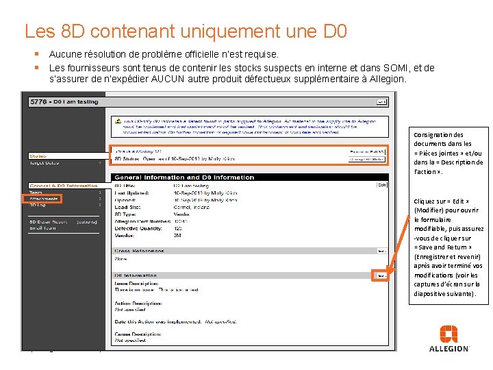 Les 8 D contenant uniquement une D 0 § Aucune résolution de problème officielle