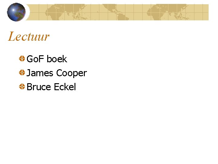 Lectuur Go. F boek James Cooper Bruce Eckel 