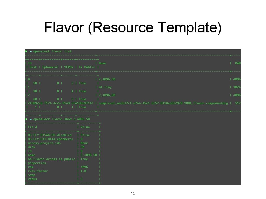 Flavor (Resource Template) 15 
