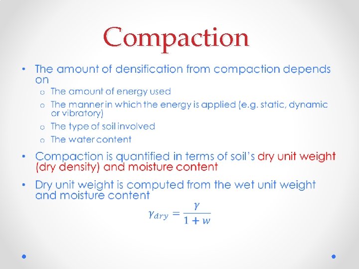 Compaction • 