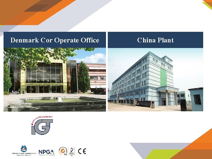 Denmark Cor Operate Office China Plant 
