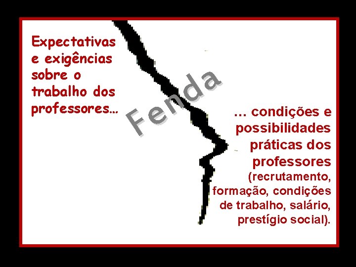 Expectativas e exigências sobre o trabalho dos professores… a d n e F …