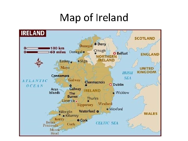 Map of Ireland 