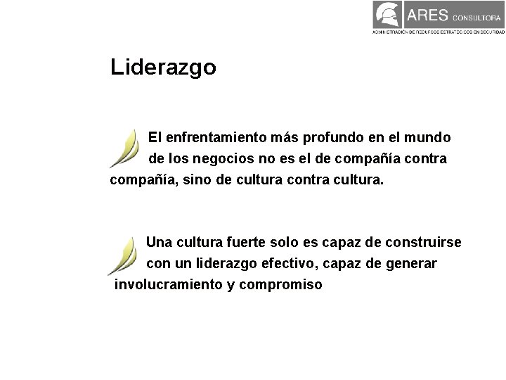 Liderazgo El enfrentamiento más profundo en el mundo de los negocios no es el Liderazgo El enfrentamiento más profundo en el mundo de los negocios no es el