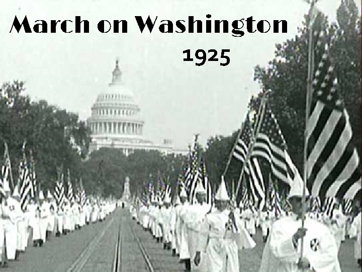 March on Washington 1925 
