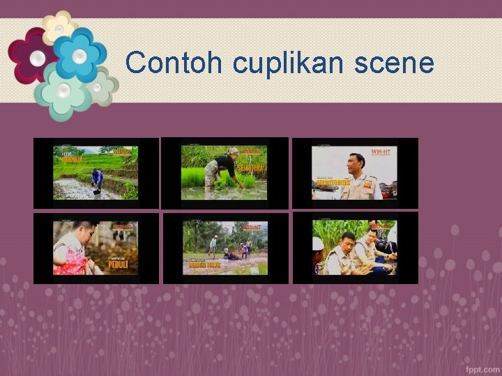 Contoh cuplikan scene 