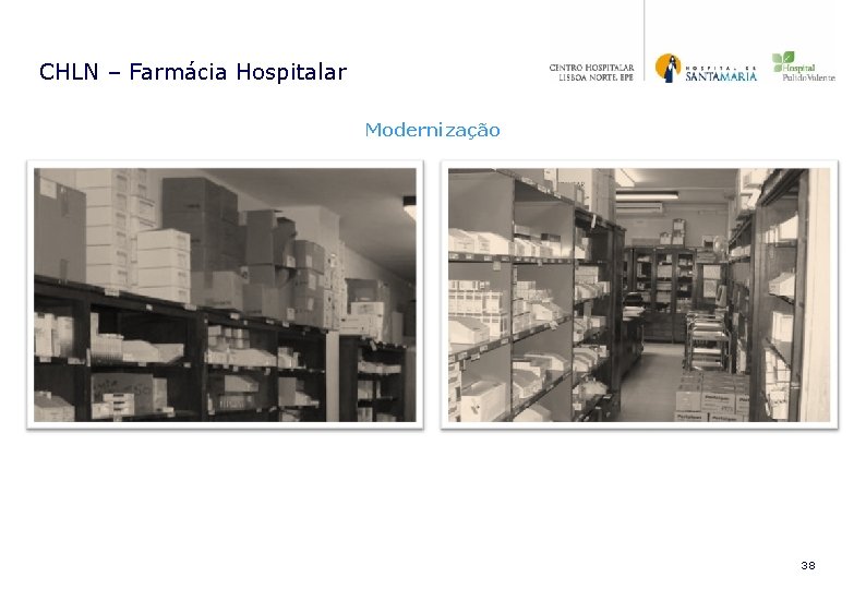 CHLN – Farmácia Hospitalar Modernização 2005 38 