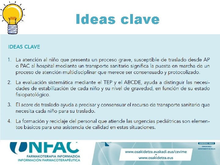 Ideas clave 