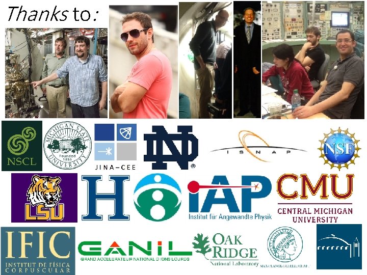 Thanks to: Status of the A=56, 64, and 68 XRB waiting-points Zach Meisel 12