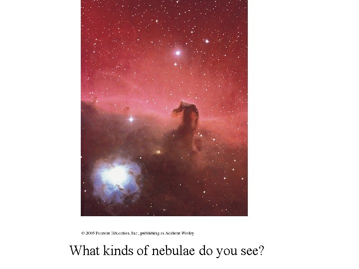 What kinds of nebulae do you see? 