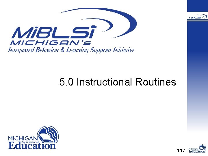 5. 0 Instructional Routines 117 5. 0 Instructional Routines 117