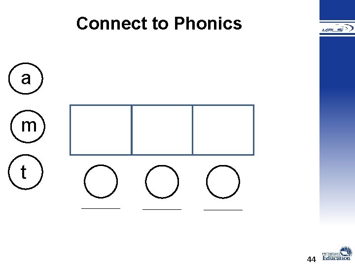 Connect to Phonics a m t 44 Connect to Phonics a m t 44