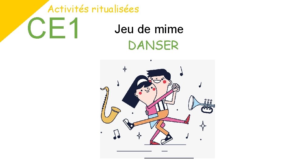 Activités ritualisées CE 1 Jeu de mime DANSER 