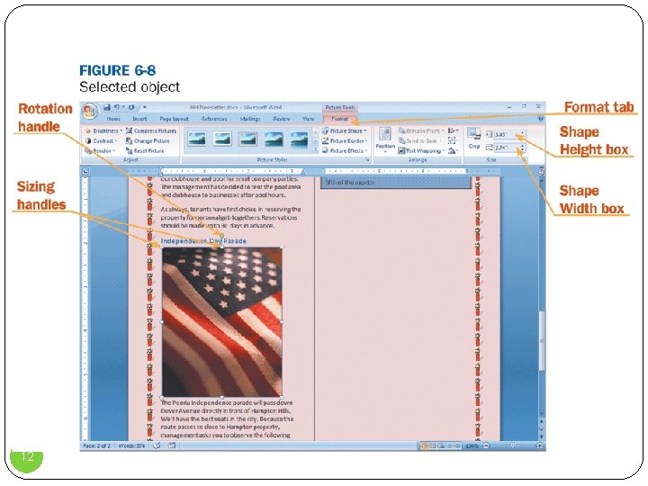 Word Function Graphics. Modern Word Lesson 6 Working with Graphics 1 Working
