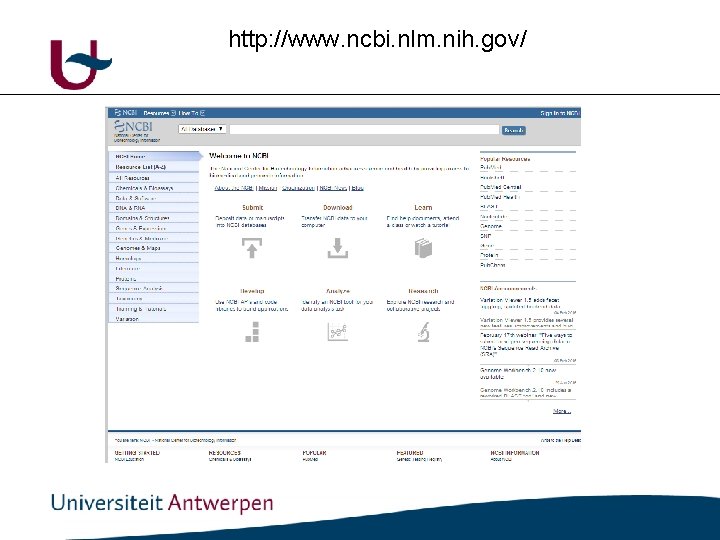 http: //www. ncbi. nlm. nih. gov/ 