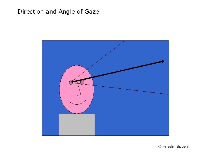 Direction and Angle of Gaze © Anselm Spoerri 